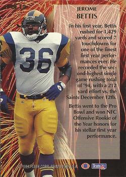1994 Ultra - 2nd Year Standouts #1 Jerome Bettis Back