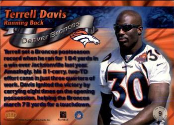 1998 Pacific Paramount - Personal Bests #9 Terrell Davis Back