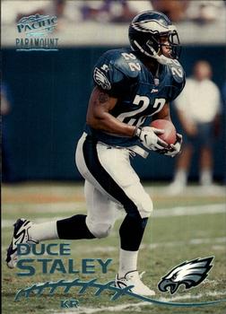 1998 Pacific Paramount - Platinum Blue #180 Duce Staley Front