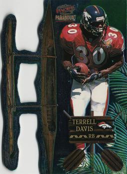 1998 Pacific Paramount - Pro Bowl Die Cuts #1 Terrell Davis Front