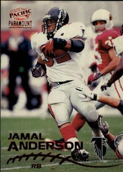 1998 Pacific Paramount - Red #9 Jamal Anderson Front