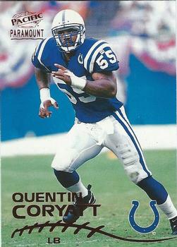 1998 Pacific Paramount - Red #93 Quentin Coryatt Front