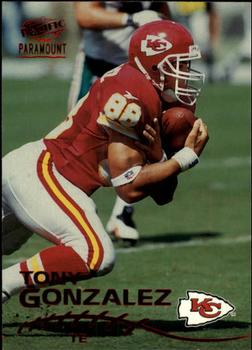 1998 Pacific Paramount - Red #112 Tony Gonzalez Front