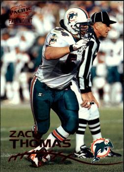 1998 Pacific Paramount - Red #125 Zach Thomas Front