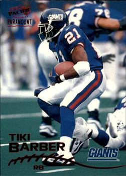 1998 Pacific Paramount - Red #152 Tiki Barber Front