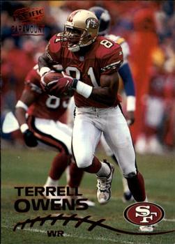 1998 Pacific Paramount - Red #210 Terrell Owens Front