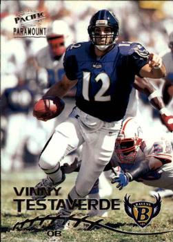 1998 Pacific Paramount - Silver #23 Vinny Testaverde Front