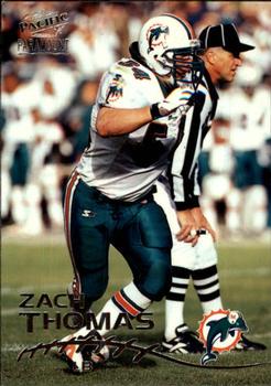 1998 Pacific Paramount - Silver #125 Zach Thomas Front