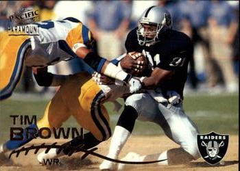 1998 Pacific Paramount - Silver #167 Tim Brown Front
