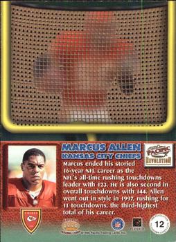 1998 Pacific Revolution - Touchdown #12 Marcus Allen Back