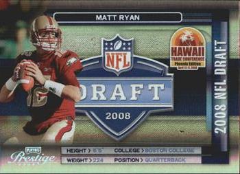 2008 Playoff Prestige - Hawaii Trade Conference #5 Matt Ryan Front