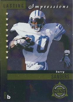 1998 Pinnacle Mint - Lasting Impressions #3 Barry Sanders Front