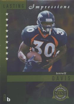 1998 Pinnacle Mint - Lasting Impressions #6 Terrell Davis Front