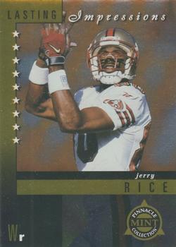 1998 Pinnacle Mint - Lasting Impressions #10 Jerry Rice Front