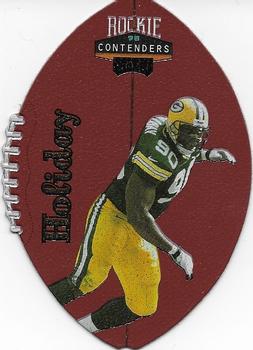 1998 Playoff Contenders - Leather Gold #33 Vonnie Holliday Front