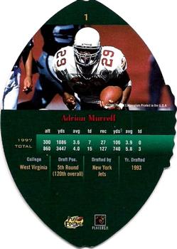 1998 Playoff Contenders - Leather Red #1 Adrian Murrell Back