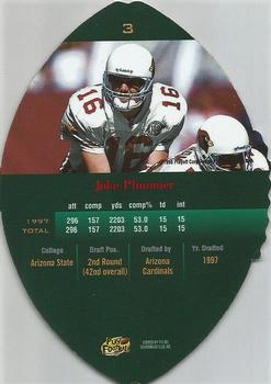 1998 Playoff Contenders - Leather Red #3 Jake Plummer Back