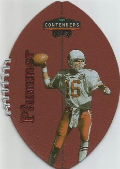 1998 Playoff Contenders - Leather Red #3 Jake Plummer Front