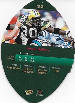 1998 Playoff Contenders - Leather Red #33 Vonnie Holliday Back