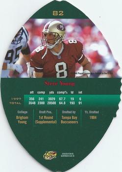 1998 Playoff Contenders - Leather Red #82 Steve Young Back