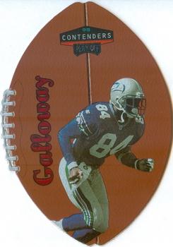 1998 Playoff Contenders - Leather Red #83 Joey Galloway Front