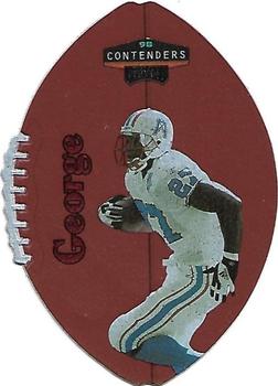 1998 Playoff Contenders - Leather Red #95 Eddie George Front