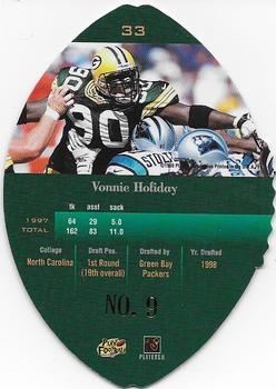 1998 Playoff Contenders - Leather Registered Exchange #33 Vonnie Holliday Back