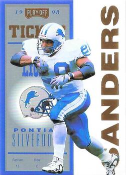 1998 Playoff Contenders - Ticket Gold #29 Barry Sanders Front
