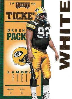 1998 Playoff Contenders - Ticket Gold #34 Reggie White Front