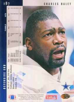 1994 Upper Deck #187 Charles Haley Back