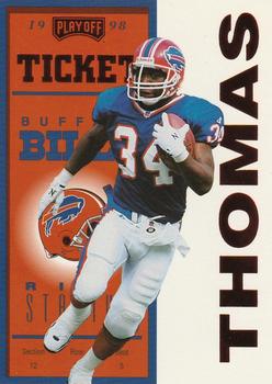 1998 Playoff Contenders - Ticket Red #11 Thurman Thomas Front