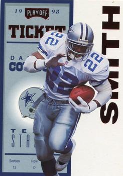 1998 Playoff Contenders - Ticket Red #22 Emmitt Smith Front