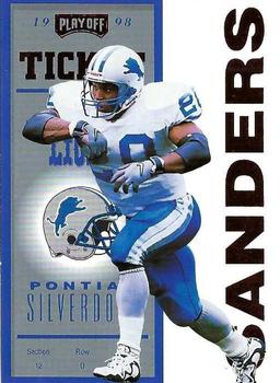 1998 Playoff Contenders - Ticket Red #29 Barry Sanders Front