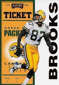 1998 Playoff Contenders - Ticket Red #30 Robert Brooks Front
