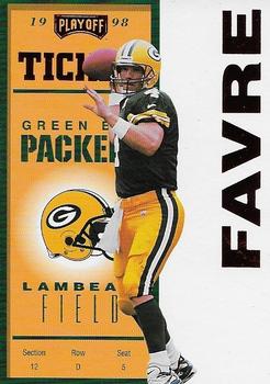 1998 Playoff Contenders - Ticket Red #31 Brett Favre Front