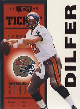 1998 Playoff Contenders - Ticket Red #74 Trent Dilfer Front