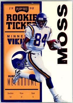 1998 Playoff Contenders - Ticket Red #92 Randy Moss Front