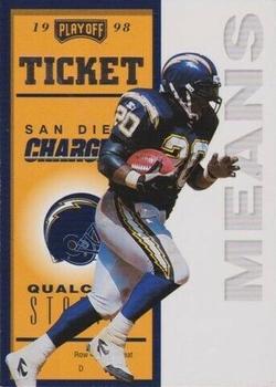 1998 Playoff Contenders - Ticket Registered Exchange #63 Natrone Means Front