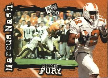 1998 Press Pass - Fields of Fury #FF2 Marcus Nash Front