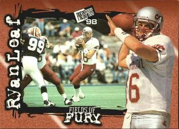 1998 Press Pass - Fields of Fury #FF3 Ryan Leaf Front