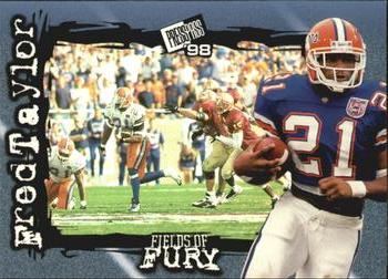 1998 Press Pass - Fields of Fury #FF8 Fred Taylor Front