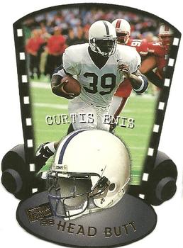 1998 Press Pass - Head Butt Die Cuts #HB4 Curtis Enis Front