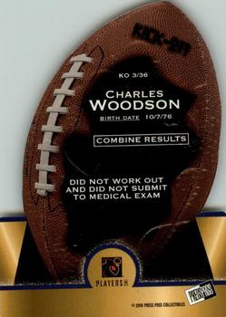 1998 Press Pass - Kick-Off #KO3 Charles Woodson Back
