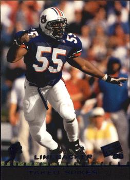 1998 Press Pass - Pick Offs Blue #11 Takeo Spikes Front