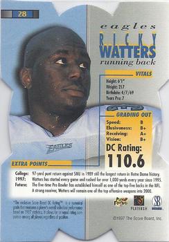 1998 Pro Line DC III #28 Ricky Watters Back