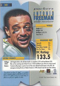 1998 Pro Line DC III #30 Antonio Freeman Back