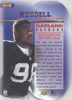 1998 Pro Line DC III #93 Darrell Russell Back