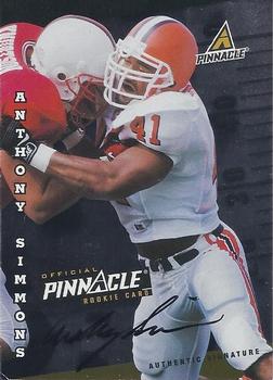 1998 Score - Rookie Autographs #NNO Anthony Simmons Front