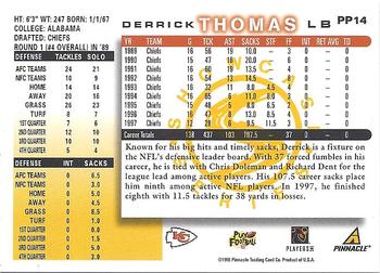 1998 Score - Showcase Series #PP14 Derrick Thomas Back
