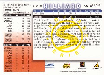 1998 Score - Showcase Series #PP81 Ike Hilliard Back